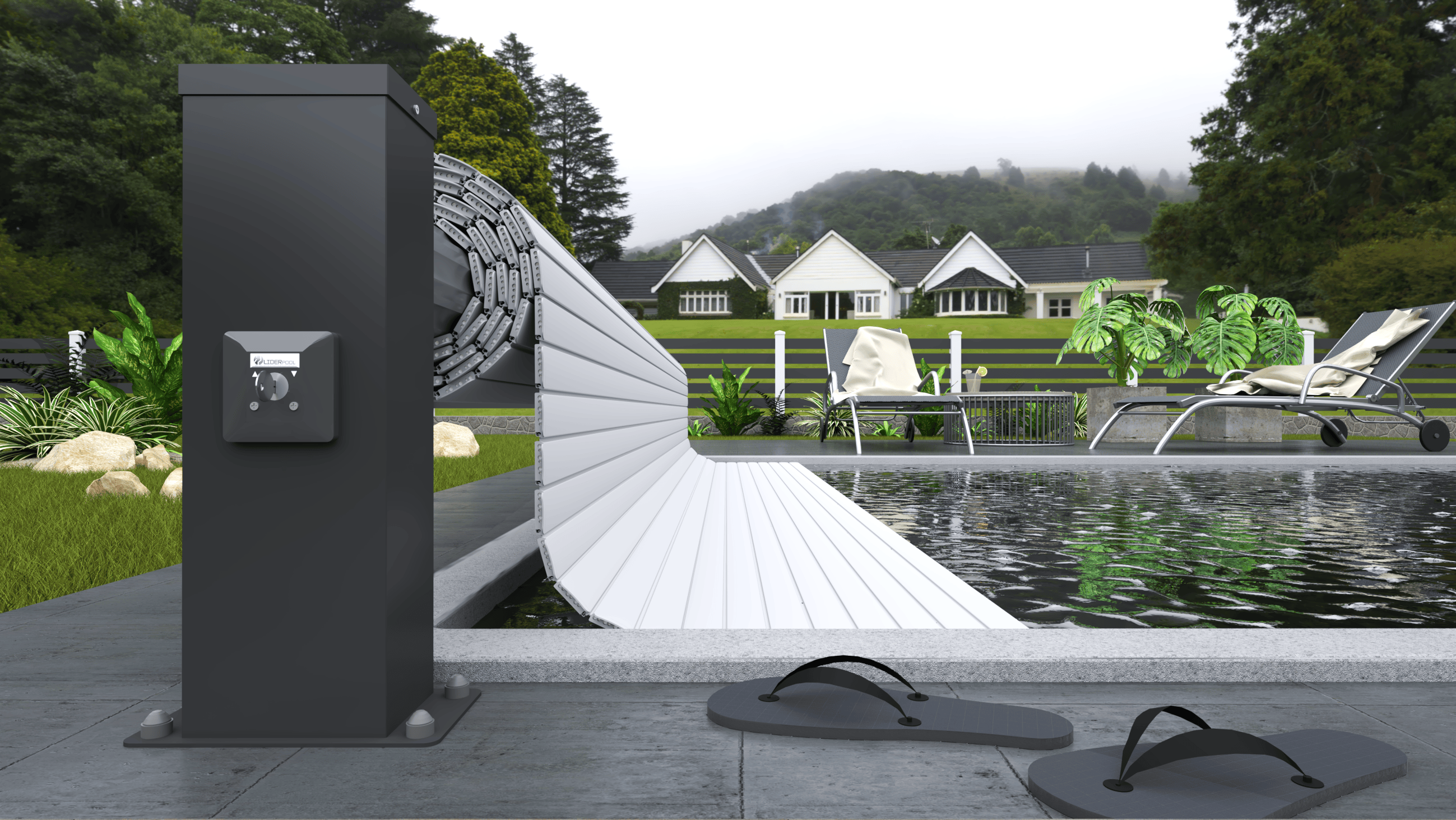 zwijarka nawodna Standard, rolety basenowe Liderpool